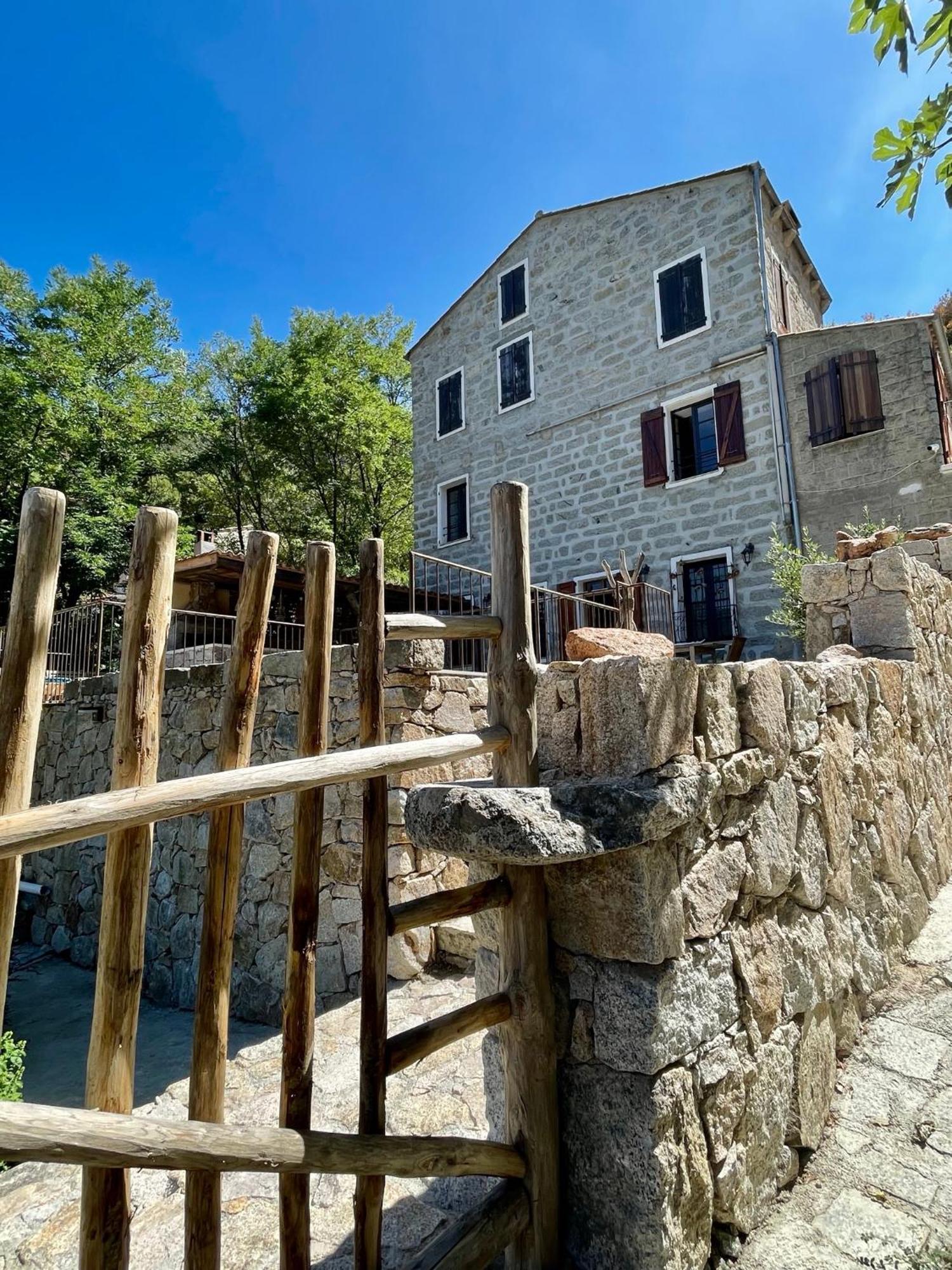 Casa Arena Authentique Maison De Village Avec Piscine Au Coeur De L'Alta Rocca - Zoza 외부 사진