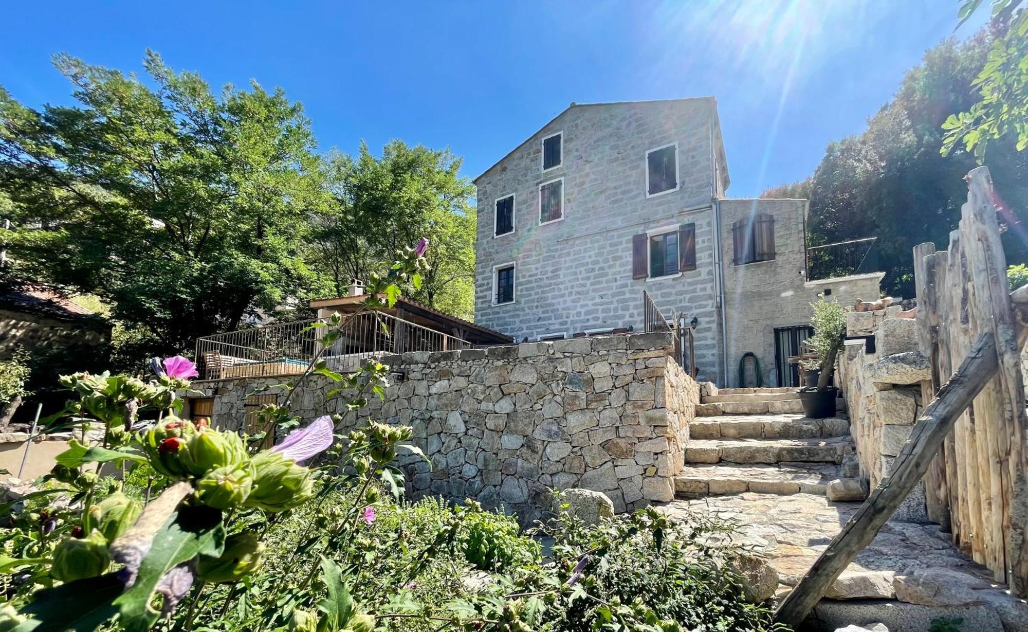 Casa Arena Authentique Maison De Village Avec Piscine Au Coeur De L'Alta Rocca - Zoza 외부 사진