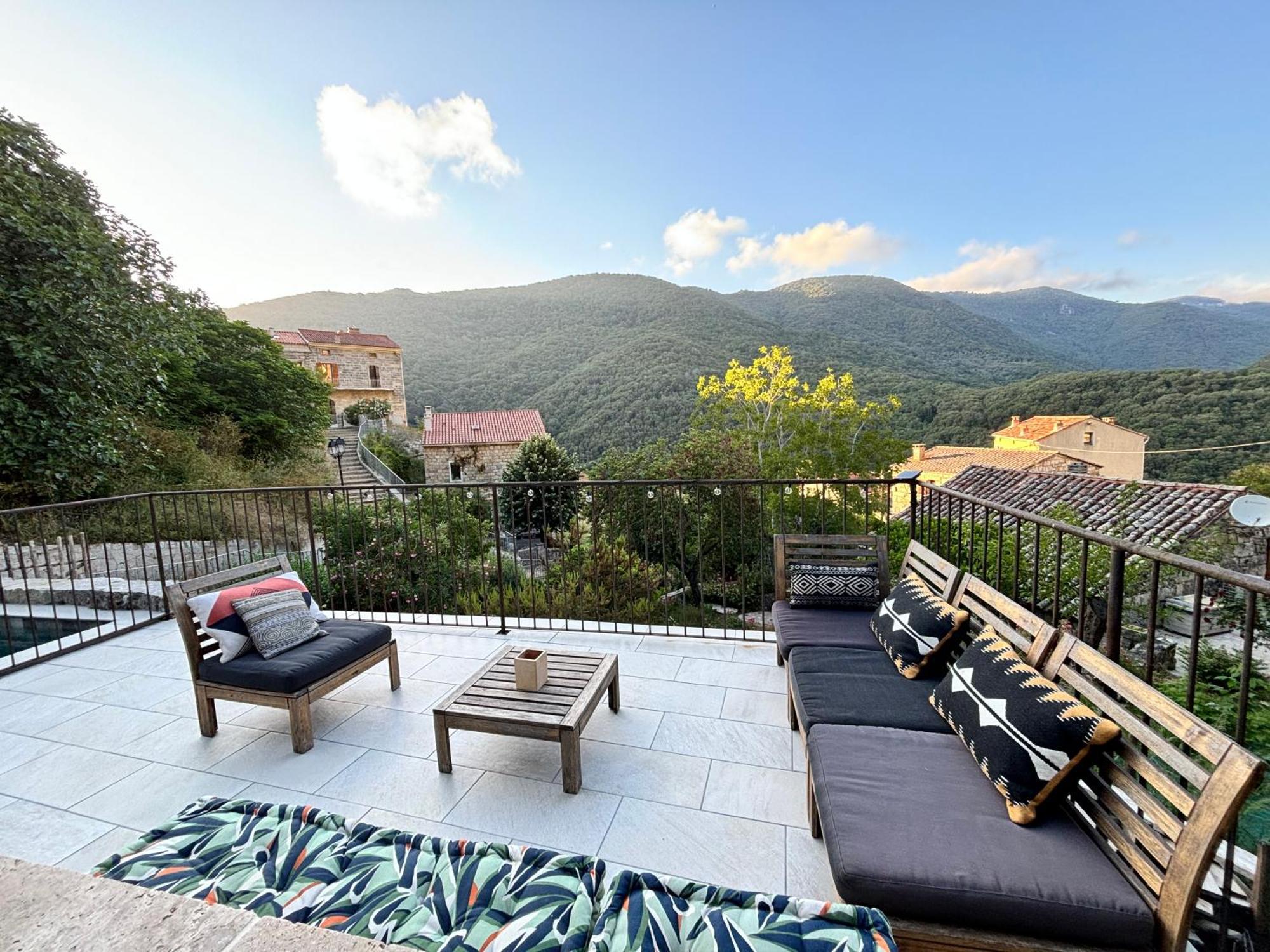 Casa Arena Authentique Maison De Village Avec Piscine Au Coeur De L'Alta Rocca - Zoza 외부 사진